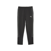 PUMA Sportske hlače evoStripe, antracit siva / crna / bijela