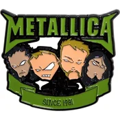 Metallica Since 1981 Heads Odznak 50 mm