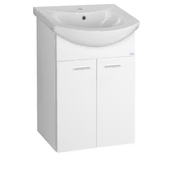 AQUALINE ZOJA stenska kopalniška omarica MDF bela 50,5x74x30cm
