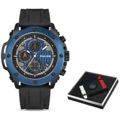Police PEWGO00777X0 Mens Watch Clout Orb Chronograph Set 45mm 3ATM