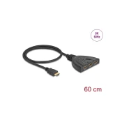 razdelnik HDMI DELOCK Switch, 3x HDMI In na 1x HDMI out, 8K 60Hz