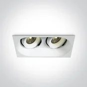 PODESIVI UGRADBENI LED REFLEKTOR 2x6,5W CCT IP54 700mA DARK LIGHT BIJELA DM11207WD/W/V