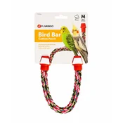 Palica iz vrvi za papige barvna Flamingo - M -