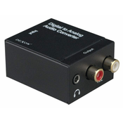 DEXON koaksialni S/PDIF pretvornik + TOS-Link/RCA audio NS 71