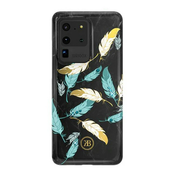Premium ovitek svetleč v temi Spring za Samsung Galaxy S20 Ultra - gold feather