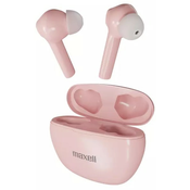 Bežične slušalice Maxell - Dynamic, TWS, ružičaste