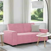 Dvosjed Kauc Roza 180x78x84 cm Baršun
