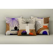 Aberto Design Set dekorativnih jastucnica Asr_plw25-35, 43x43 cm, 3 komada, Šarena