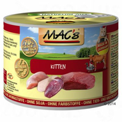 6x200g MAC´s Cat za mačke - Raca, puran, piščanec