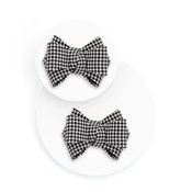 Sponke za čevlje s pentljico black & white