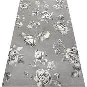 Rugsx Preproga GNAB 60642653 Cvetje vrtnice siva/160x230 cm Siva