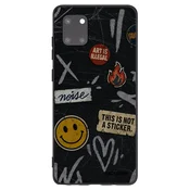Silikonski črni ovitek za Samsung Galaxy Note 10 Lite N770F - STICKERS x TAGS