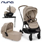 nuna® otroški voziček 4v1 triv™ next + lytl™ + arra™ flex cosmopolitan collection + isofix baza next