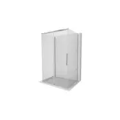 Mexen Rox-3S tuš kabina s 3 stenami, drsna 160 x 70 cm, prozorna, krom - 8C2-160-070-01-00-3S