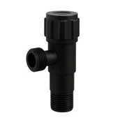 shumee Kotni kroglični ventil model 2 črne barve 1/2 x 3/8