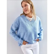 Bianco Lucci Pulover Pullover modra