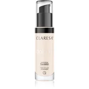Claresa Doll Up! posvetlitveni tekoči puder za naraven videz odtenek 02 Light 34 g