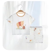 Disney Komplet šorc i majica za bebe, Beli