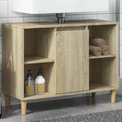 Vidaxl vidaXL Kopalniška omarica sonoma hrast 80x33x60 cm