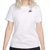 Nike W NSW CLUB SS TEE, ženska majica, bijela DX7902