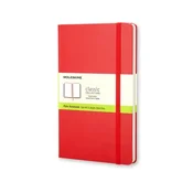 Moleskine Rokovnik Large Notebook Red Hard Cover Plain