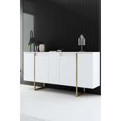 HANAH HOME Komoda Luxe White Gold
