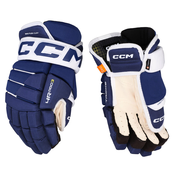 Hokejske rokavice CCM Tacks 4 ROLL PRO 3 Blue/White Senior 15 palcev