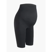 cfab Hlače Seamless Umstandsshorts mit hohem Bund antracit