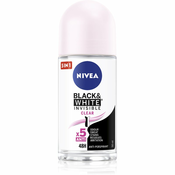 Nivea Invisible Black & White Clear antiperspirant roll-on (Clear Anti-Yellow Staining Anti-perspirant 48h) 50 ml