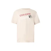 CONVERSE Majica FIGHTING BEAR svetlo bež/pikčasto rjava/svetlo rdeča/bela