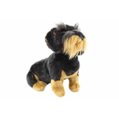 Uni-Toys Plišasti jazbečar s povodcem 29 cm