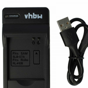 Polnilec za baterijo Samsung SLB-07A/SLB-07B, MicroUSB
