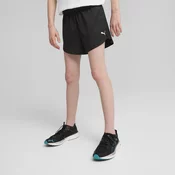 Womens Puma Train All Day ESS Woven Shorts Youth, Black, Size 7-8Y, Clothing
