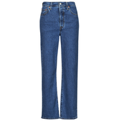 Levis Jeans straight RIBCAGE STRAIGHT ANKLE Lightweight Modra