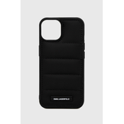 Karl Lagerfeld KLHCP14SPSQAK iPhone 14 6,1 hardcase black Puffy Elongated Logo (KLHCP14SPSQAK)