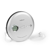 OneConcept CDC 100MP3, discman, prijenosni CD player, antishock, ESP, microUSB, srebrni