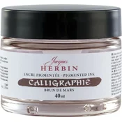 Jacques Herbin Calligraphy Kaligrafsko črnilo Mars Brown 40 ml 1 kos