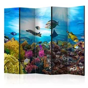 Paravan u 5 dijelova - Coral reef II [Room Dividers] 225x172