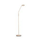 FISCHER & HONSEL LED-stojna svetilka Sorento, višina 138 cm, peščena barva, kovina, CCT - Dnevna soba/jedilnica - Sodobni - peščene barve