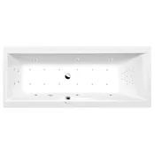 POLYSAN CLEO Pravokotna Hidromasažna Kad 170x70cm, Highline Hydro-Air Sistem, Krom