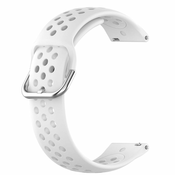 BStrap Samsung Galaxy Watch 3 45mm Silicone Dots pašček, white
