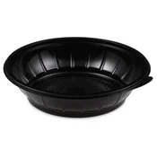 Skleda za solato (rPET) črna O230mm 1000ml [50 kos]