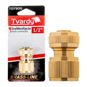 Medeni konektor BRASS-LINE za 1/2 cev 61391