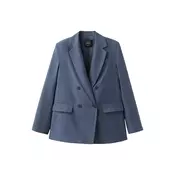 MANGO Blazer Tempo mornarska
