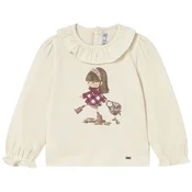 Mayoral Bluza 2076 Écru Regular Fit