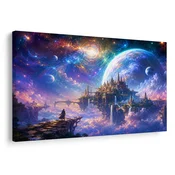 Slika fantastično mesto med planeti - 90x60
