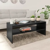 Stolic za kavu crni 100 x 40 x 40 cm od konstruiranog drva