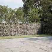 vidaXL Gabion z 5 mm žico in 10x10 cm mrežo 600x50x100 cm
