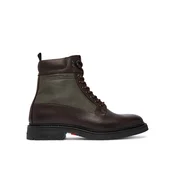 Gležnjarji Tommy Hilfiger Corporate Casual Mix W Wpm Boot FM0FM05988 Temno rjava