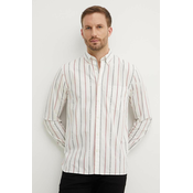 Pamučna košulja Tommy Hilfiger za muškarce, boja: bijela, regular, s button-down ovratnikom, MW0MW35765